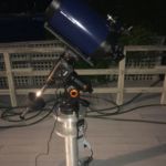 Meade 10 inch Classic optical tube donated by founding member Bob Lambert.  Seen here mounted on a Celestron CGEM DX GoTo equatorial mount.