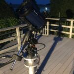 Meade 10 inch Classic optical tube donated by founding member Bob Lambert. Seen here mounted on a Celestron CGEM DX GoTo equatorial mount.