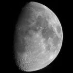 Moon image through Dancer telescope using a ZWO ASI 120mm camera.