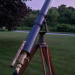 Restored Dancer telescope on tripod