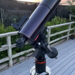 Questar 7" Maksutov-Cassegrain telescope on Celestron CGE mount.