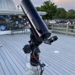 Questar 7" Maksutov-Cassegrain telescope on Celestron CGE mount.